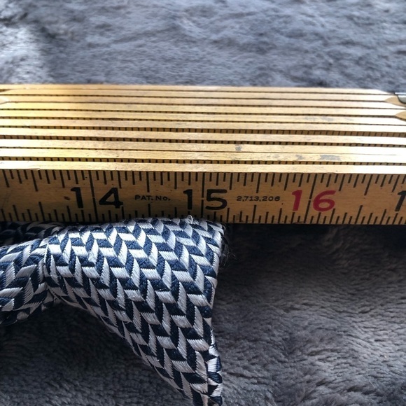 👦👔kids' Silk‎ Snap-On Tie - Black & Silver - Picture 5 of 5